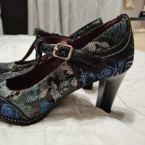 L'ARTISTE MAZIE SHOES - NAVY MULTI / EU 39 / US 8.5 - Picture 5 of 7